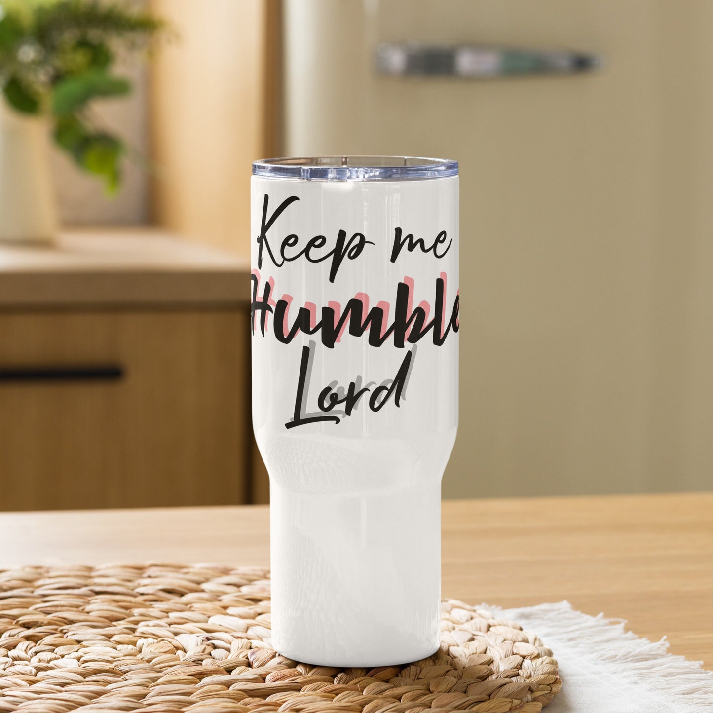 ‘Our Humble’ Travel mug with a handle