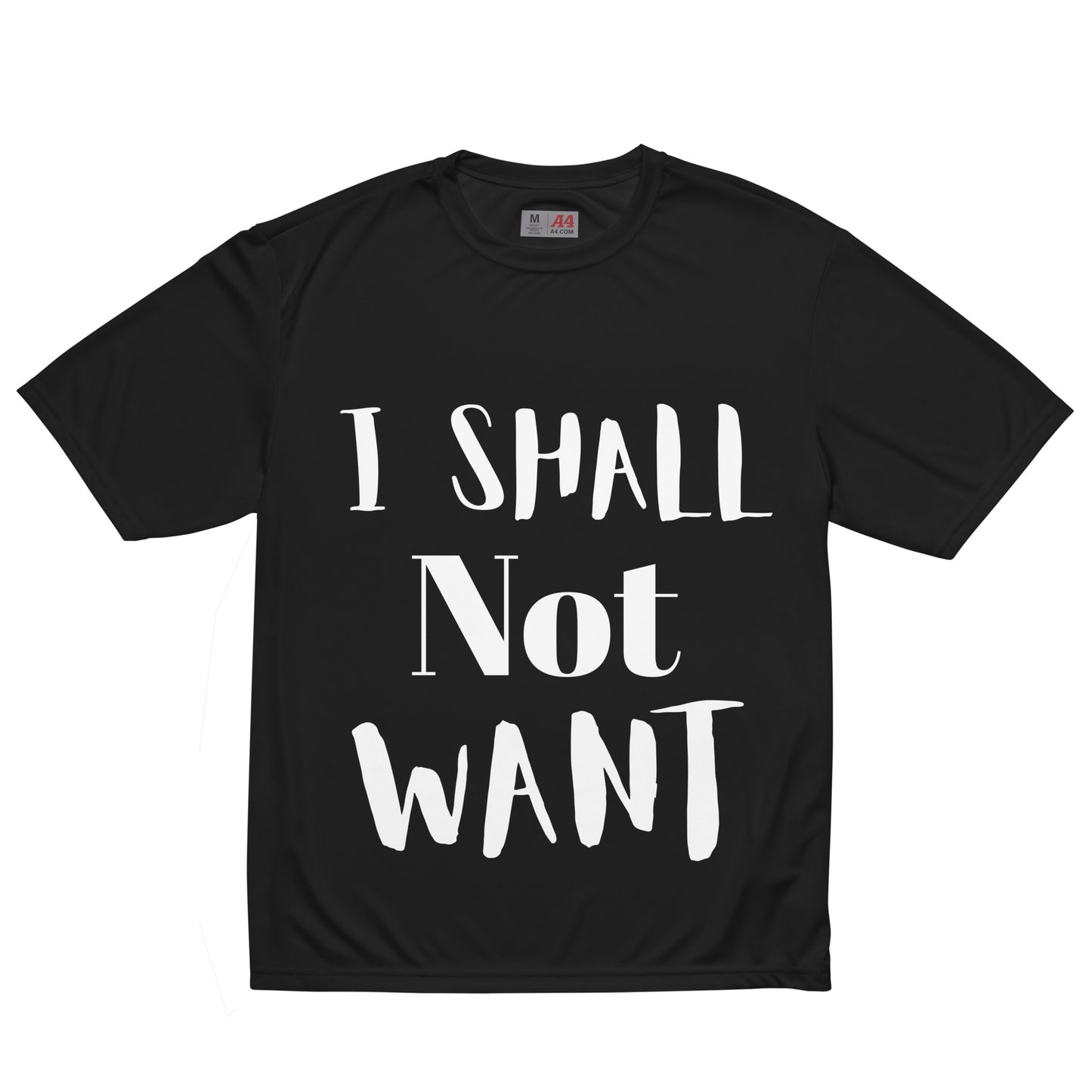 ‘I shall not want’ Men crew neck t-shirt