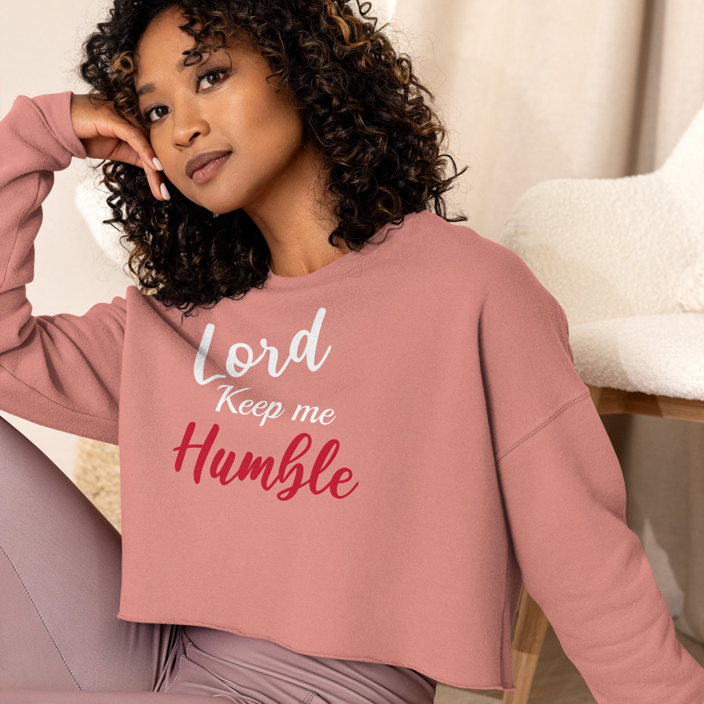 ‘Humble’ Crop Sweatshirt